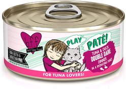 BFF Play Pate Lovers Tuna & Duck Double Dare Wet Cat Food, 5.5-oz can, pack of 8