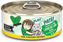 BFF Play Pate Lovers Chicken & Lamb Laugh Out Loud Wet Cat Food, 5.5-oz can, pack of 8