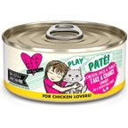 BFF Play Pate Lovers Chicken, Duck & Turkey Take a Chance Wet Cat Food, 5.5-oz can, pack of 8