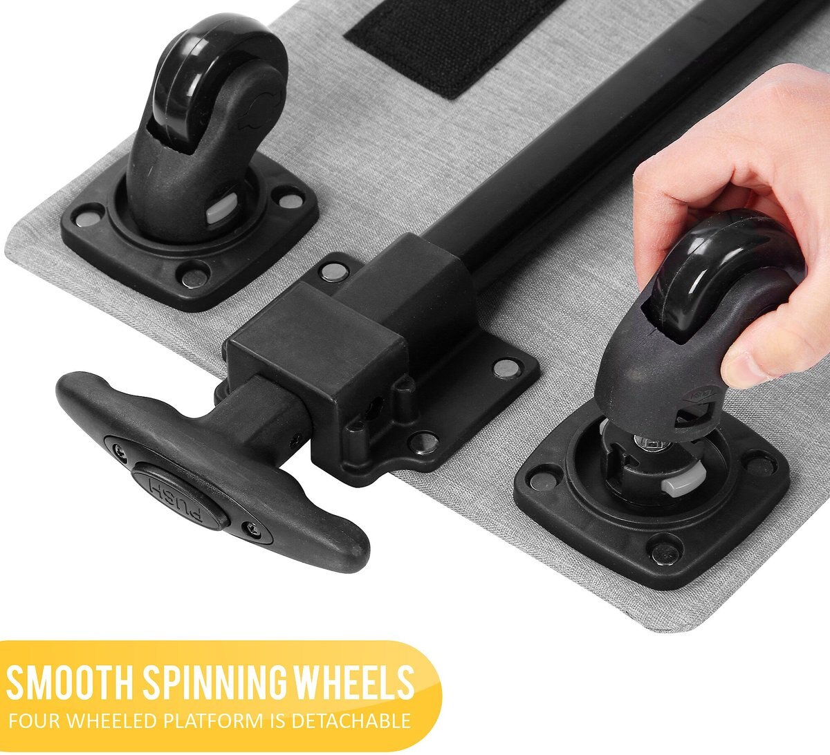 KOPEKS Detachable Wheel Dog & Cat Carrier Bag