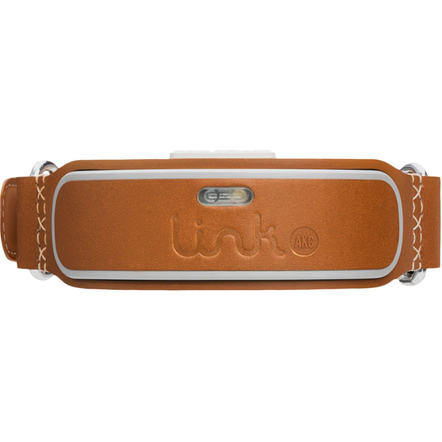 Discontinued LINK AKC PLUS Classic GPS & Activity Monitor Smart Dog Collar Attachment, Brown