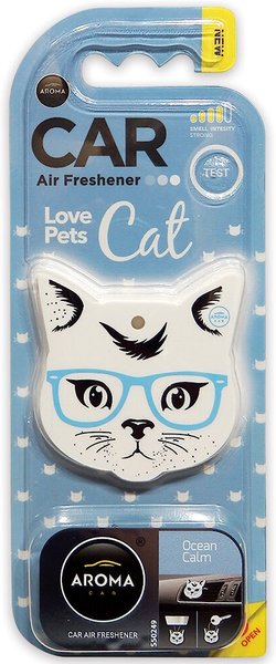 Aroma Car Love Pets Cat Ocean Calm Car Air Freshener