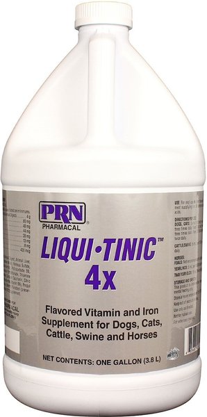 PRN Pharmacal Liqui-Tinic 4X Liquid Supplement, 1-gal bottle slide 1 of 1