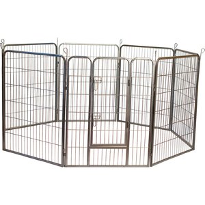 Iconic Pet Heavy Duty Wire Dog Playpen, 24-in