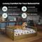 Show in main carousel: Iconic Pet Sassy Paws Wooden Sofa Cat & Dog Bed with Removable Cover, Rustic Brown, Medium slide 5 of 9