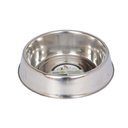 Iconic Pet Anti-Ant Stainless Steel Non-Skid Dog & Cat Bowl, 16-oz
