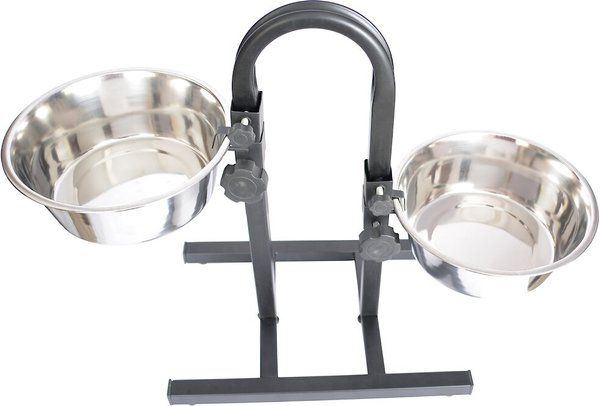 Hartz Living Stainless Steel Puppy & Cat Double Dinner Bowls, 11-oz
