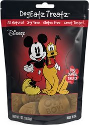 Team Treatz Disney DogEatz Mickey Rawhide-Free Dental Dog Treats, 7-oz bag, count varies slide 1 of 6