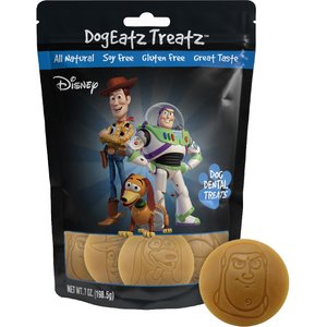 Team Treatz Disney DogEatz Toy Story Rawhide-Free Dental Dog Treats, 7-oz bag, count varies