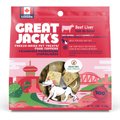 Great Jack's Freeze-Dried Beef Liver Dog Treats, 1-oz bag