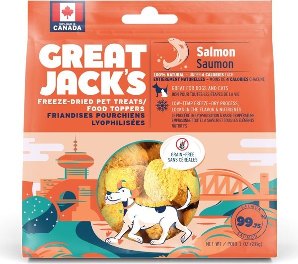 freeze dried salmon dog treats