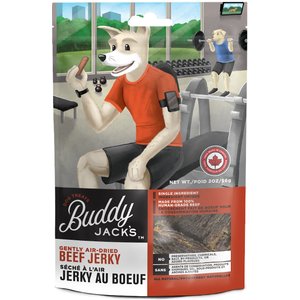 Buddy Jack's Beef Jerky Human-Grade Dog Treats, 2-oz bag