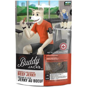 Buddy Jack's Beef Jerky Human-Grade Dog Treats, 14-oz bag