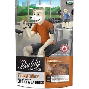 Buddy Jack's Turkey Jerky Human-Grade Dog Treats, 2-oz bag