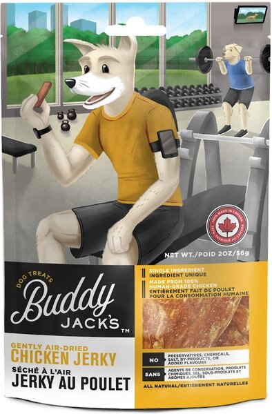 Buddy Jack's Chicken Jerky Human-Grade Dog Treats, 2-oz bag slide 1 of 7