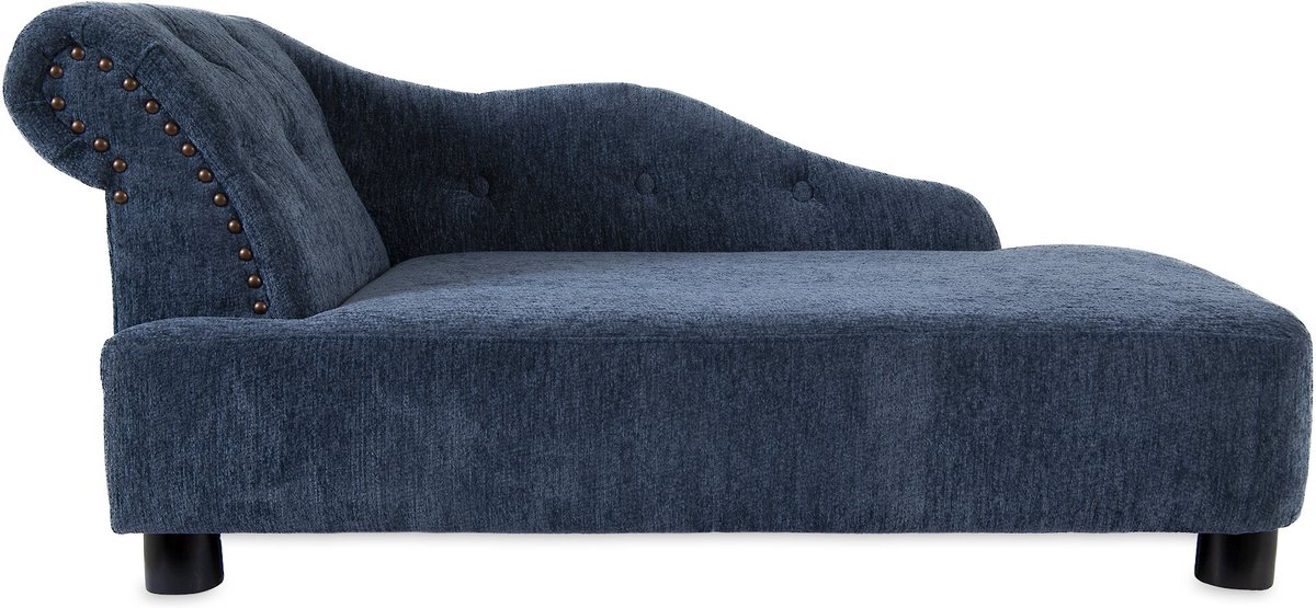 LAZBOY Chaise Furniture Sofa Dog Bed, Blue, 40in
