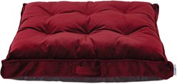 La-Z-Boy Cooper Pillow Dog Bed with Removable Cover, Merlot