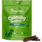 

Zesty Paws Hemp Elements Calming OraStix Peppermint Flavored Dental Chews Calming Supplement for Dogs, 25-oz bag