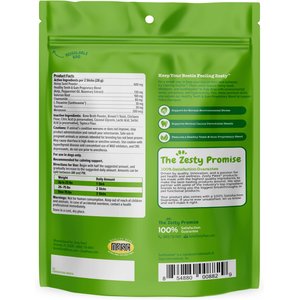 Zesty Paws Hemp Elements Calming Hemp OraStix Peppermint Flavored Dental Chews Melatonin Supplement for Dogs, 25-oz bag