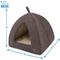 Show in main carousel: Best Pet Supplies Linen Tent Covered Cat & Dog Bed, Brown, X-Large slide 2 of 6