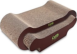 Best Pet Supplies Catify Lounger Cardboard Catnip Scratcher Cat Toy slide 2 of 9