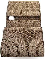 Best Pet Supplies Catify Whale Shape Cardboard Catnip Scratcher Cat Toy slide 2 of 5