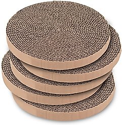 Best Pet Supplies Catify Scratch & Spin Cat Scratcher Replacement Pads, 5 count