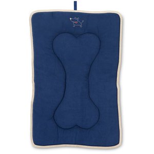 Best Pet Supplies Heavy Duty Dog Crate Mat, Navy Blue, Large