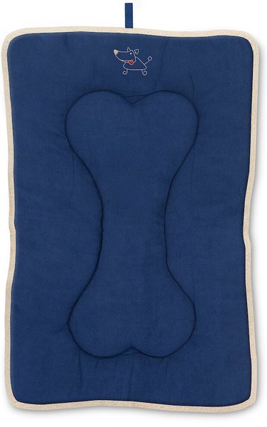 Best Pet Supplies Heavy Duty Dog Crate Mat, Navy Blue, Small slide 1 of 5