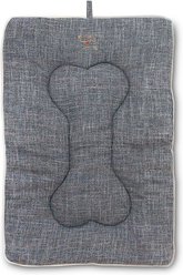 Best Pet Supplies Heavy Duty Dog Crate Mat, Gray Linen, Medium
