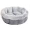 Show in main carousel: Best Pet Supplies Round Bolster Cat & Dog Bed, Light Gray, Medium slide 1 of 5