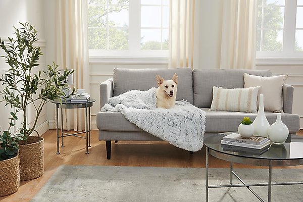 Best Friends by Sheri Throw Shag Dog & Cat Blanket, Frost, Jumbo slide 1 of 7