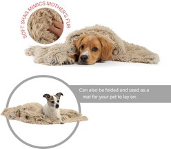 Best Friends by Sheri Throw Shag Dog & Cat Blanket, Taupe, Standard slide 2 of 6