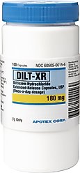 DILT-XR (Diltiazem Hydrochloride) Extended-Release Capsules, 180-mg, 1 capsule slide 1 of 4