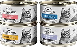 American Journey Landmark Seafood & Chicken in Broth Variety Pack Grain-Free Canned Cat Food, 3-oz, case of 12