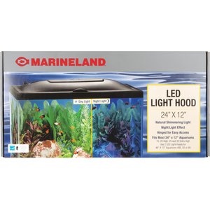 Marineland LED Fish Aquarium Light Hood, 24-in