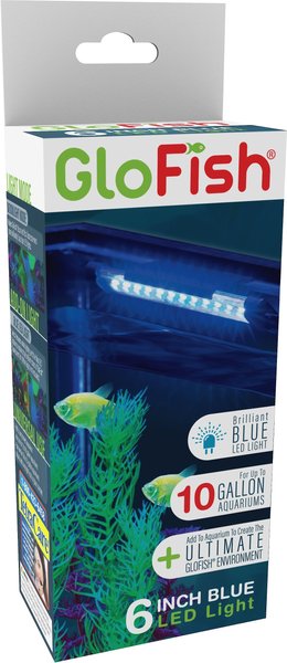 Tetra Care GloFish 6" LED Fish Aquarium Light, Blue slide 1 of 5