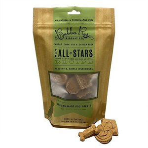 Bubba Rose Biscuit Co. The All-Stars Dog Treats, 6.5-oz bag
