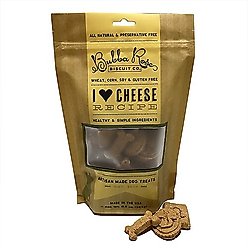 Bubba Rose Biscuit Co. I Heart Cheese Dog Treats, 6.5-oz bag