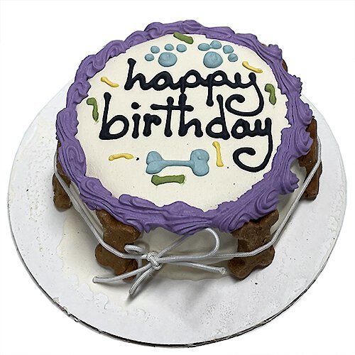 Bubba Rose Biscuit Co. Unisex Birthday Cake Dog Treat slide 1 of 4