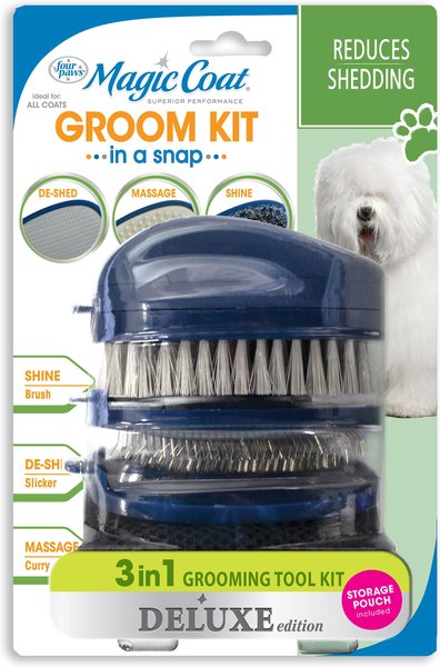 FOUR PAWS Magic Coat Groom in a Snap Dog Grooming Kit Chewy