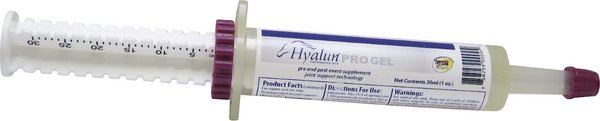 Hyalun Pro Gel Hyaluronic Acid Joint & Cartilage Care Gel Horse Supplement, 1-oz syringe slide 1 of 2