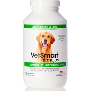 VetSmart Formulas Advanced Chewable Tablet Joint Supplement for Dogs, 120 count
