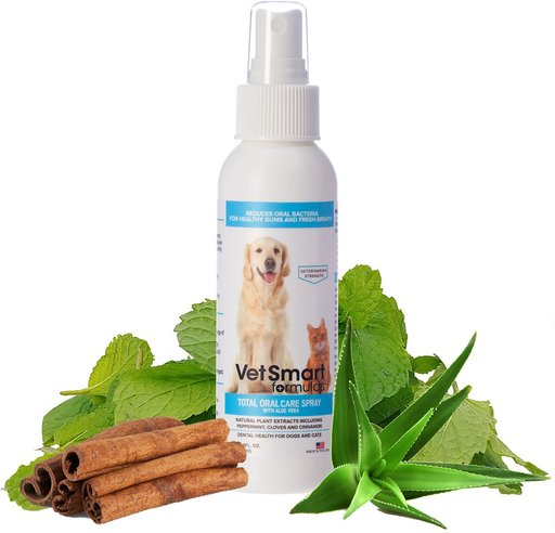 VetSmart Formulas Total Oral Care Dog & Cat Dental Spray, 4-oz bottle, 1 count