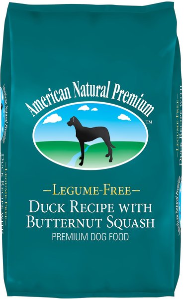 American Natural Premium Legume-Free Chicken-Free Duck with Butternut Squash Dry Dog Food, 4-lb bag slide 1 of 5
