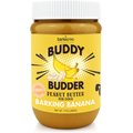 Bark Bistro Company Buddy Budder Barking Banana Peanut Butter Lickable Dog Treat, 17-oz jar