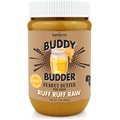 Bark Bistro Company Buddy Budder Ruff Ruff Raw Peanut Butter Lickable Dog Treats, 17-oz jar