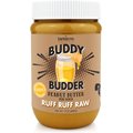Bark Bistro Company Buddy Budder Ruff Ruff Raw Peanut Butter Lickable Dog Treats, 17-oz jar