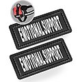 Industrial Puppy Emotional Support Dog Patches, XX-Small, 2 count