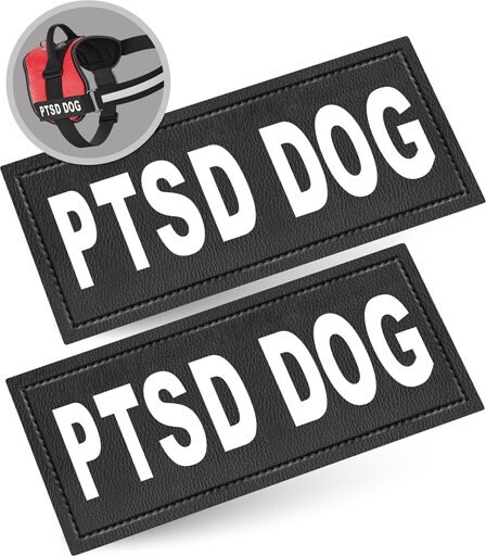 Industrial Puppy PTSD Dog Harness Patches, 2 count, Small